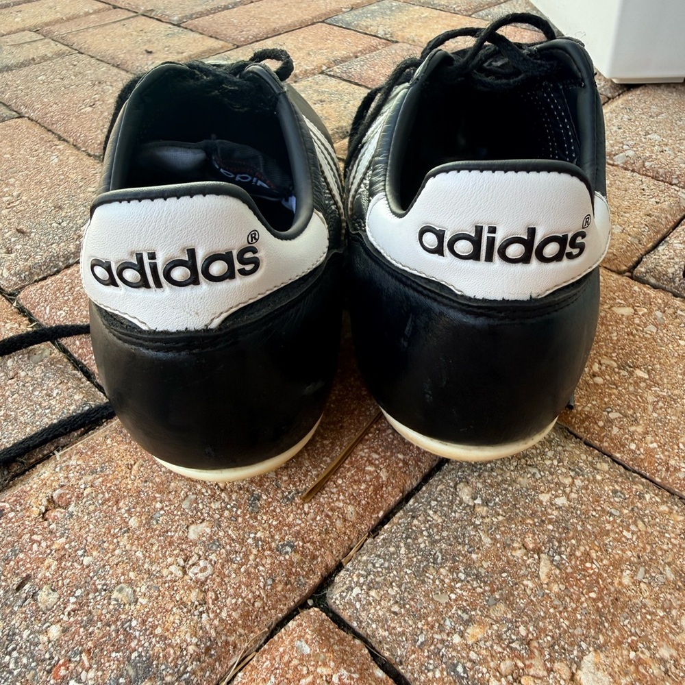 Adidas Kids Black and White Sneakers